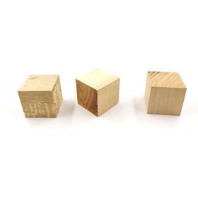 Mk Model 5 cm 3 Adet Ahşap Küp