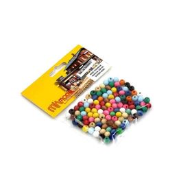 Mk Model 5731547 6 mm 100 Adet Karışık Renk Yuvarlak Boncuk