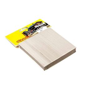 Mk Model 5789148 Ahşap Kaplama 0,5mmx10cmx10cm 20 Adet Platinum Gri Maket Aksesuarı