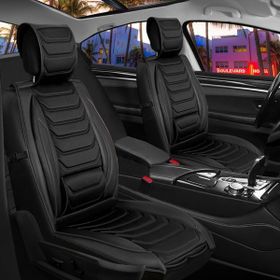 MKexpress Bmw 1 Serisi 116 Uyumlu Miami Serisi Tam Siyah Oto Koltuk Kılıfı