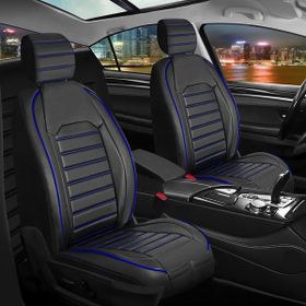 MKexpress Bmw 2 Serisi 216d Ön Arka Orjinal Serisi Siyah Mavi Oto Koltuk Kılıfı