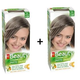 MM Beauty M24 Küllü Kumral 2 Adet Bitkisel Saç Boyası