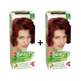 MM Beauty M26 Kadife Kızıl 2 Adet Bitkisel Saç Boyası