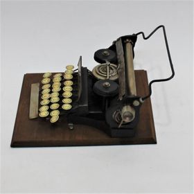 Mnk 1110b-967 Dekoratif Metal Daktilo