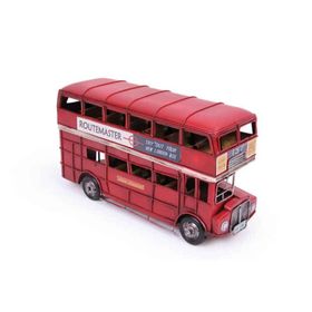 Mnk 1210E-3309 Dekoratif Metal Araba Londra Şehir Otobüsü Obje