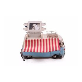 Mnk 1304E-3829 Dekoratif Çerçeveli Kalemlik ve Tenteli Metal Minibüs