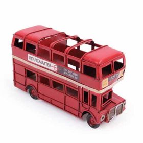 Mnk 1510A-8275 Dekoratif Metal Araba Londra Şehir Otobüsü Kalemlik