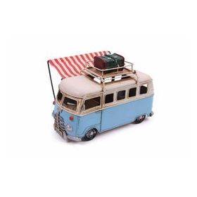 Mnk 1510E-5381 Çerçeveli Kalemlik ve Tenteli Dekoratif Metal Minibüs
