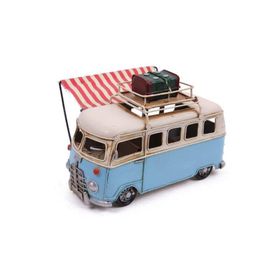 Mnk 1510E-5381 Çerçeveli Kalemlik ve Tenteli Dekoratif Metal Minibüs