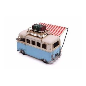 Mnk 1510E-5381 Çerçeveli Kalemlik ve Tenteli Dekoratif Metal Minibüs
