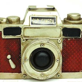 Mnk C0264 Dekoratif Metal Fotoğraf Makinesi
