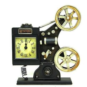 Mnk C0314 Dekoratif Metal Sinemaskop Saat