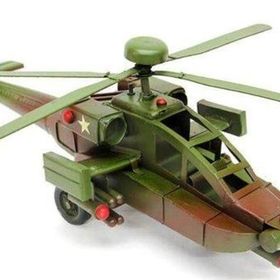 Mnk C0749 Dekoratif Metal Helikopter