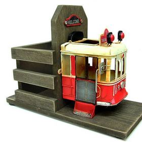 Mnk C0791 Dekoratif Metal Taksim Tramvay Kalemlik