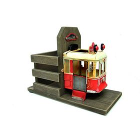 Mnk C0791 Dekoratif Metal Taksim Tramvay Kalemlik