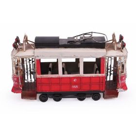 Mnk Home 1104CS-097 Dekoratif Metal Taksim Tramvay