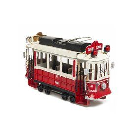 Mnk Home 1104CS-097 Dekoratif Metal Taksim Tramvay