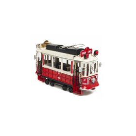 Mnk Home 1104CS-097 Dekoratif Metal Taksim Tramvay