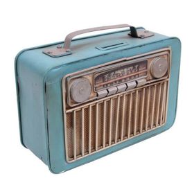 Mnk Home 1210B-1102 Kumbaralı Dekoratif Metal Radyo