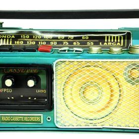 Mnk Home C0313 Dekoratif Metal Radyo Kumbara