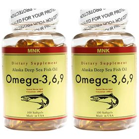 Mnk Omega 3-6-9 1000 mg 2x100 Kapsül Balık Yağı