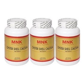 Mnk Oyster Shell Calcium Vitamin D 3x120 Tablet