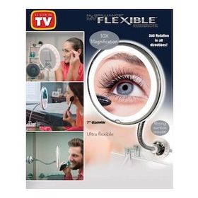 Mobee Flexible 10X Zoomlu Esnek Işıklı Makyaj Aynası
