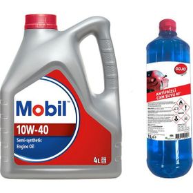 Mobil 1 0W-40 4 lt Motor Yağı + Gojo 1 lt Antifirizli Cam Suyu