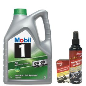 Mobil 1 ESP 0W-30 Tam Sentetik 5 lt Motor Yağı + Gojo Araç Bakım Seti