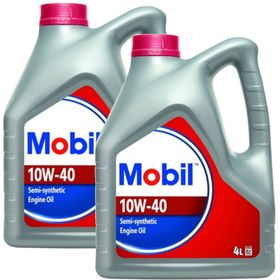 Mobil 10W-40 2x4 lt Yarı Sentetik Motor Yağı