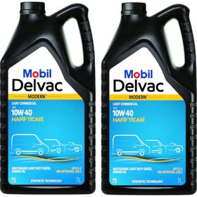 Mobil Delvac Modern LC 10W40 Hafif Ticari 2x7 lt Motor Yağı
