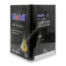 Mobil DTE 24 ISO VG 32 16 lt Yüksek Performanslı Hidrolik Yağı