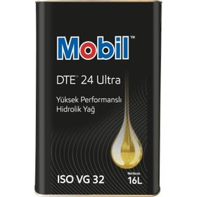 Mobil DTE 24 ISO VG 32 16 lt Yüksek Performanslı Hidrolik Yağı