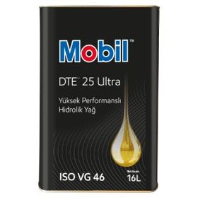 Mobil Dte 25 ISO VG 46 Ultra - 16 lt Hidrolik Yağı