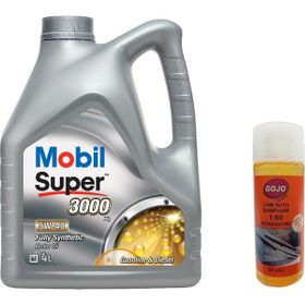 Mobil Super 3000 X1 5W-40 Tam Sentetik 4 lt + Gojo Cam Suyu