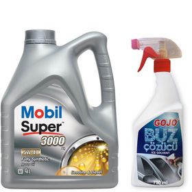 Mobil Super 3000 X1 5W-40 Tam Sentetik 4 lt Motor Yağı + 404 Yağlayıcı 200 ml Sprey