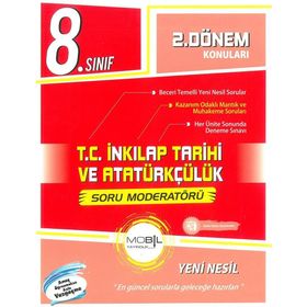 Mobil Yayınları 8. Sınıf T.C. İnkılap Tarihi ve Atatürkçülük 20 Çek Kopart Deneme Sınavı