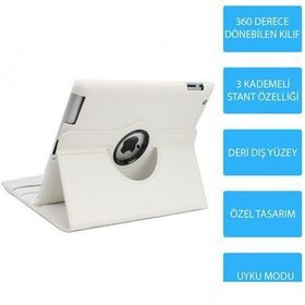 Mobile World iPad Air 2 360 Derece Dönebilen Siyah Tablet Kılıfı