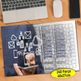 Mobile2 Mobil İnternet Simgeleri 240 Parça Puzzle Yapboz