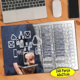 Mobile2 Mobil İnternet Simgeleri 240 Parça Puzzle Yapboz