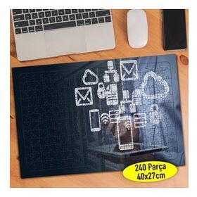 Mobile3 Mobil İnternet Simgeleri 240 Parça Puzzle Yapboz