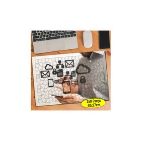 Mobile4 Mobil İnternet Simgeleri 240 Parça Puzzle Yapboz