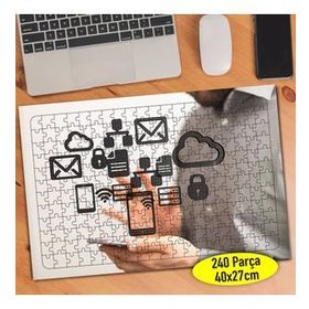 Mobile4 Mobil İnternet Simgeleri 240 Parça Puzzle Yapboz