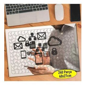 Mobile4 Mobil İnternet Simgeleri 240 Parça Puzzle Yapboz