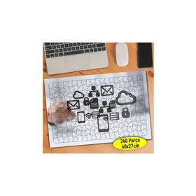 Mobile6 Mobil İnternet Simgeleri 240 Parça Puzzle Yapboz
