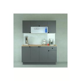 Mobilique 160 cm Ahşap MDF Tezgahlı Hazır Mutfak