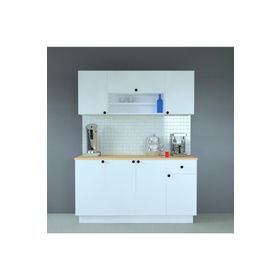 Mobilique 160 cm Ahşap MDF Tezgahlı Hazır Mutfak