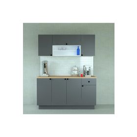 Mobilique 160 cm Ahşap MDF Tezgahlı Hazır Mutfak