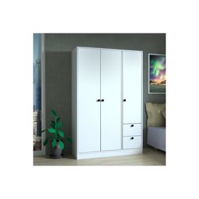 Mobilique 3 Kapaklı 2 Çekmeceli 110 cm Gardırop