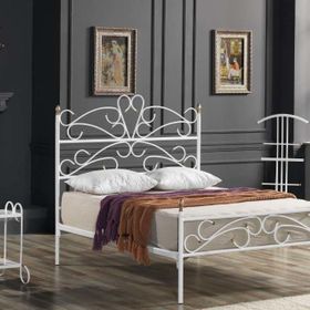 Mobilya Dükkanım ARM085 Bergama Metal 140x190 cm Karyola